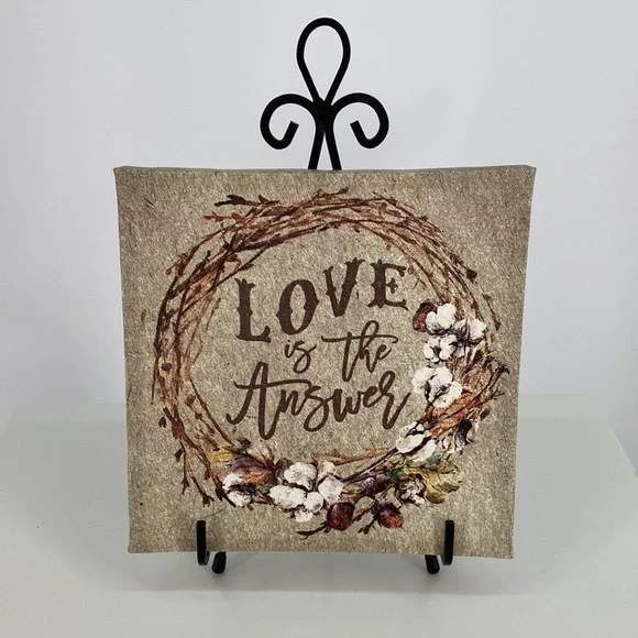 Love Is The Answer Canvas Print - Picture 2 of 15